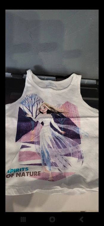 Débardeur fille 5 ,6 ans , disney frozen II