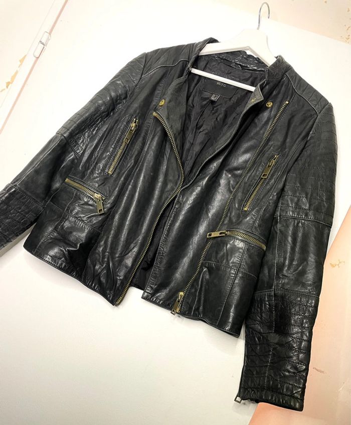 Veste en cuir 100% perfecto MNG - photo numéro 2
