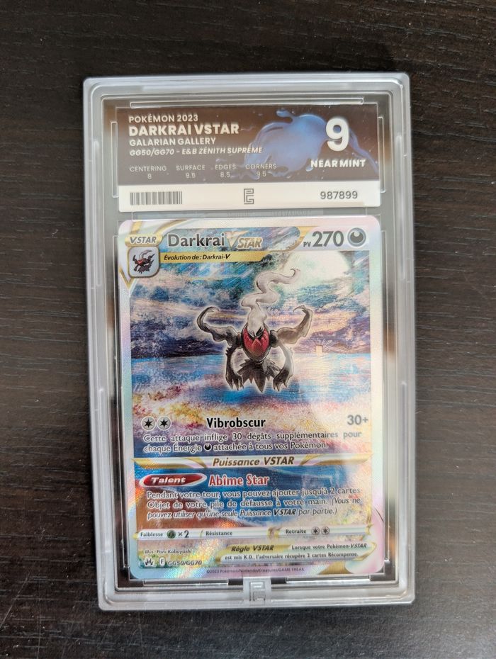Darkrai vstar gg50 puregrading 9