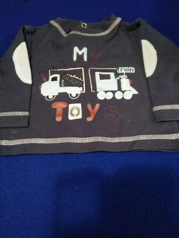 T-shirt manches longues bébé garçon 3 mois