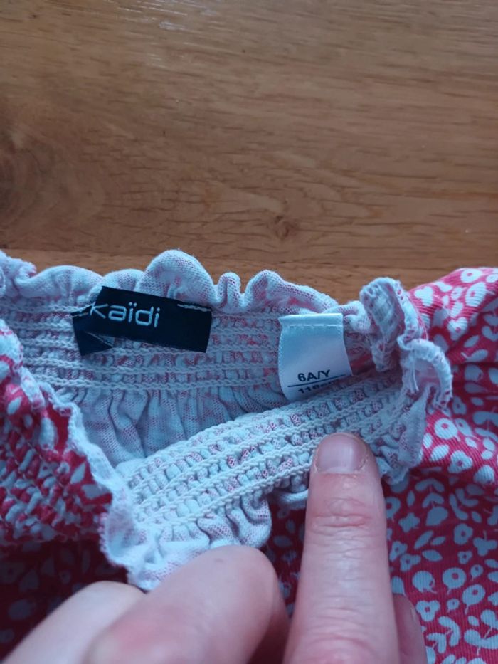 Blouse okaidi 5/6 ans - photo numéro 2