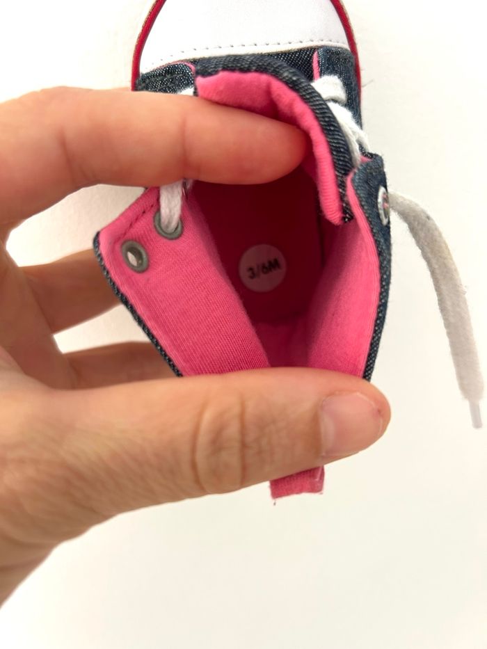 Lot chaussures bébé fille taille 3/6mois - photo numéro 6