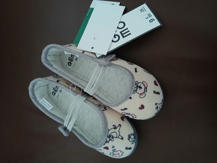 chaussons fille 26
