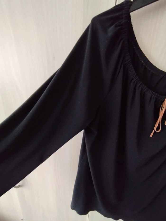 Blouse fluide noire 46/48 - photo numéro 5