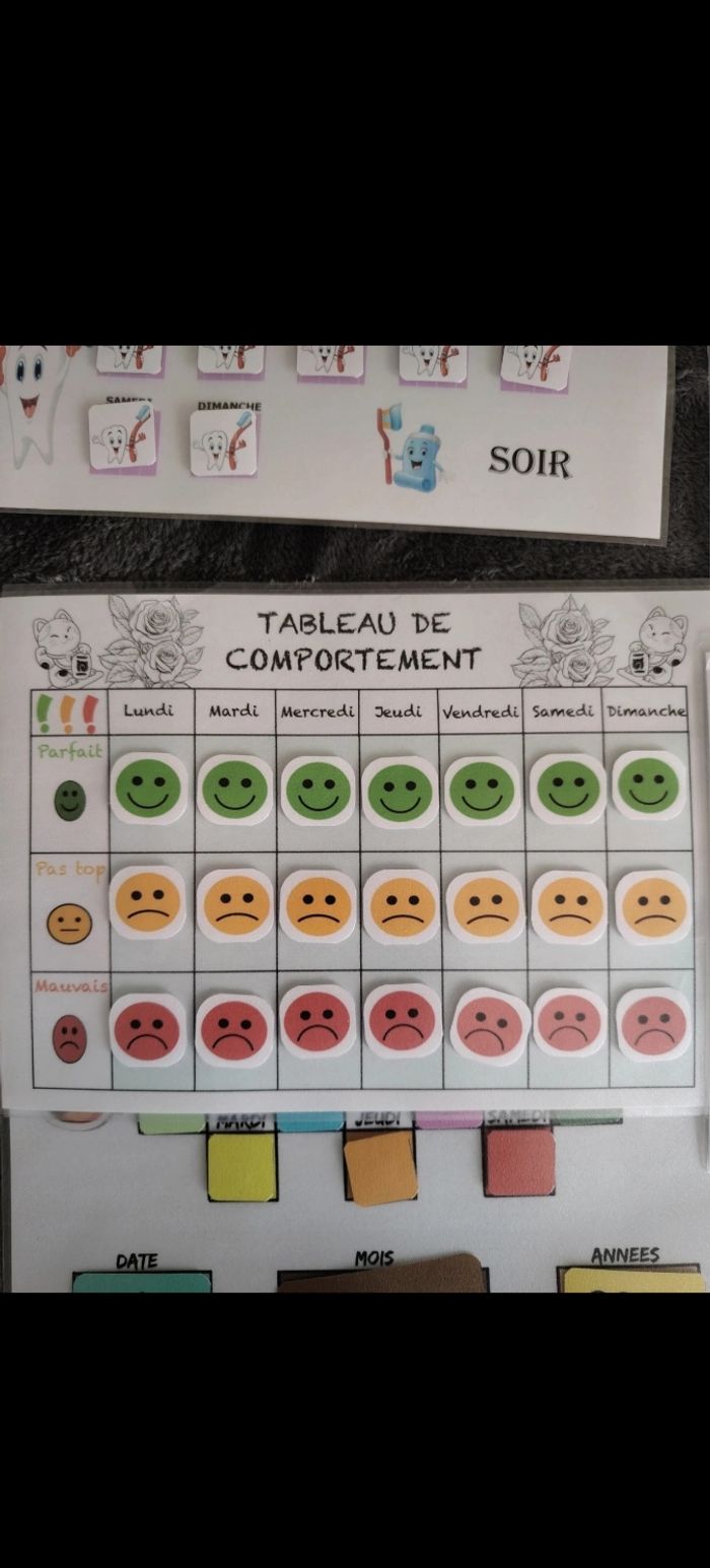 4 fiches d'activité plastifiée pour votre enfant - photo numéro 3