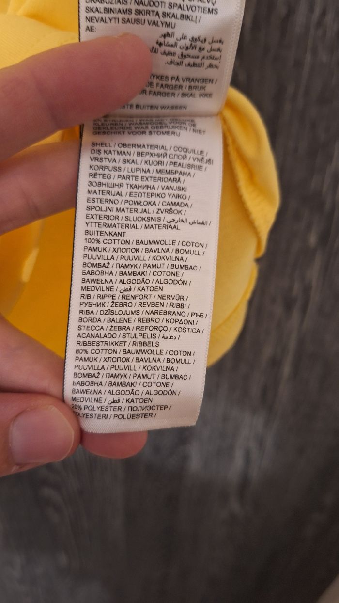 Tee-shirt manches courtes uni jaune Puma - photo numéro 5