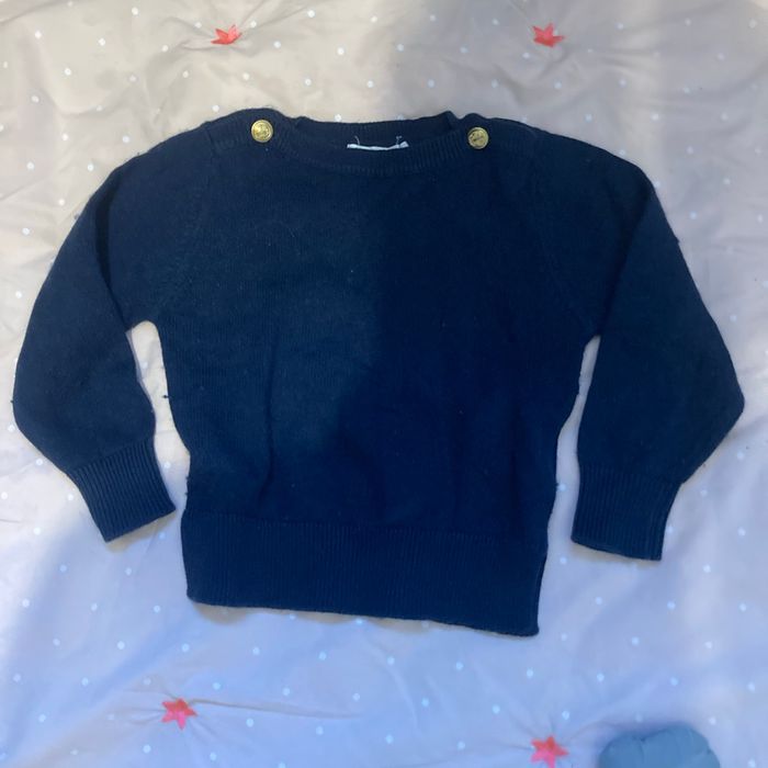 Pull bleu marine