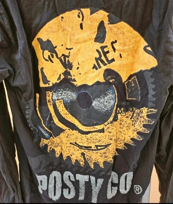 T-shirt manches longues posty co x hm - photo numéro 2