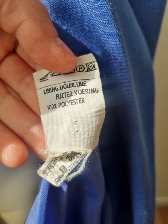 Veste blazer bleu violet vintage - photo numéro 6