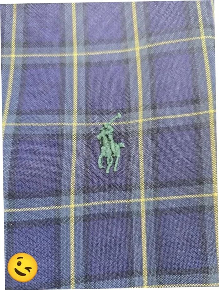 Chemise Ralph Lauren manche longue Taille L bleu marine Homme Men CHE17 - photo numéro 2