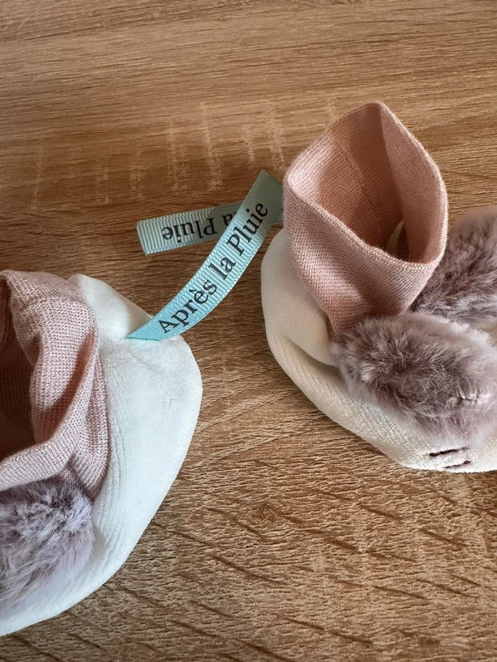 Chaussons naissance bébé fille - photo numéro 3