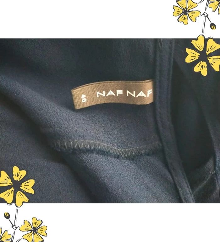 Robe bleu marine Naf Naf – Taille 40 - photo numéro 4