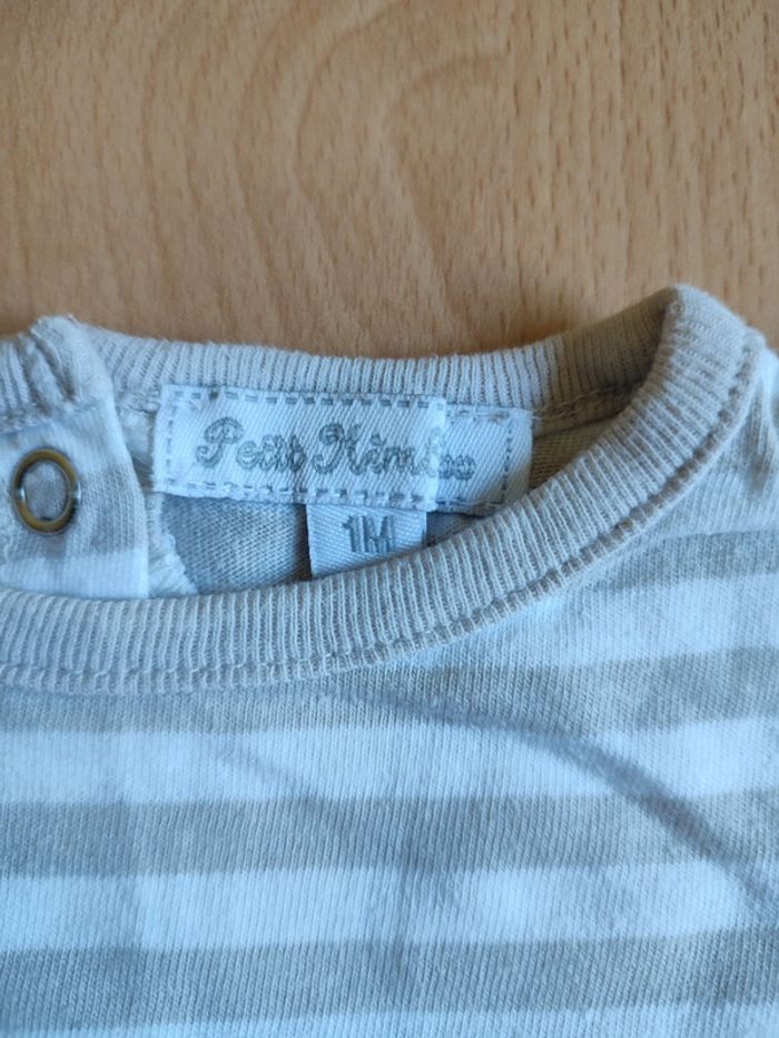 Lot tenue pantalon + t-shirts manches courtes et longues Petit Kimbaloo en 1M - photo numéro 8