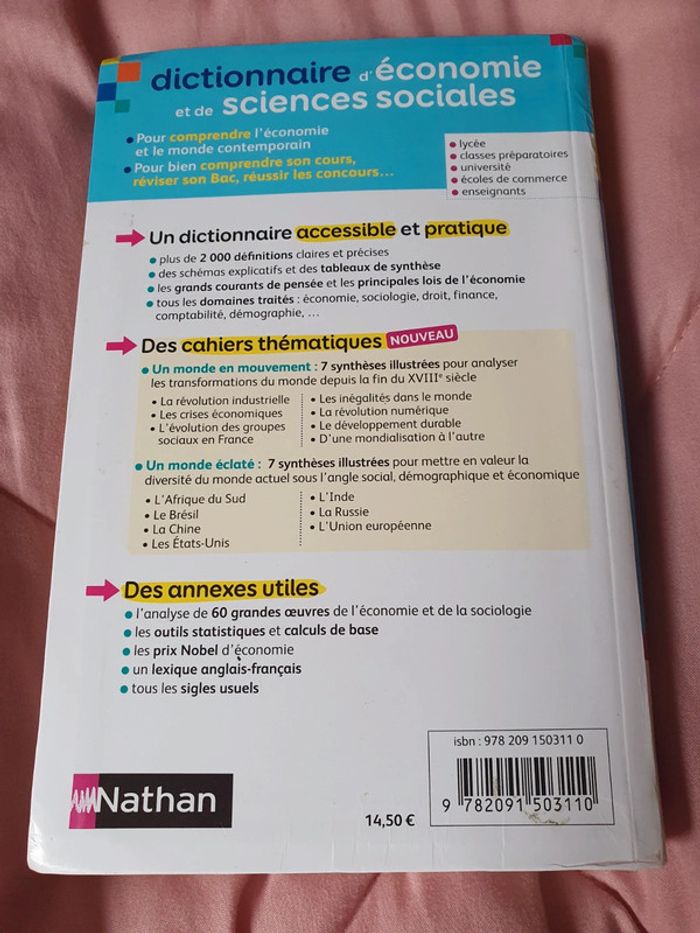Dictionnaire d'économie et de sciences sociales - photo numéro 2