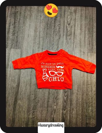 Pull pour bébé taille 3 mois 🧸