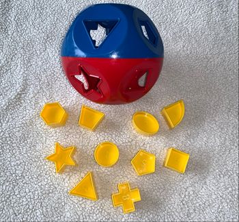 Tupperware Shape-O Ball vintage - Jouet formes géométriques