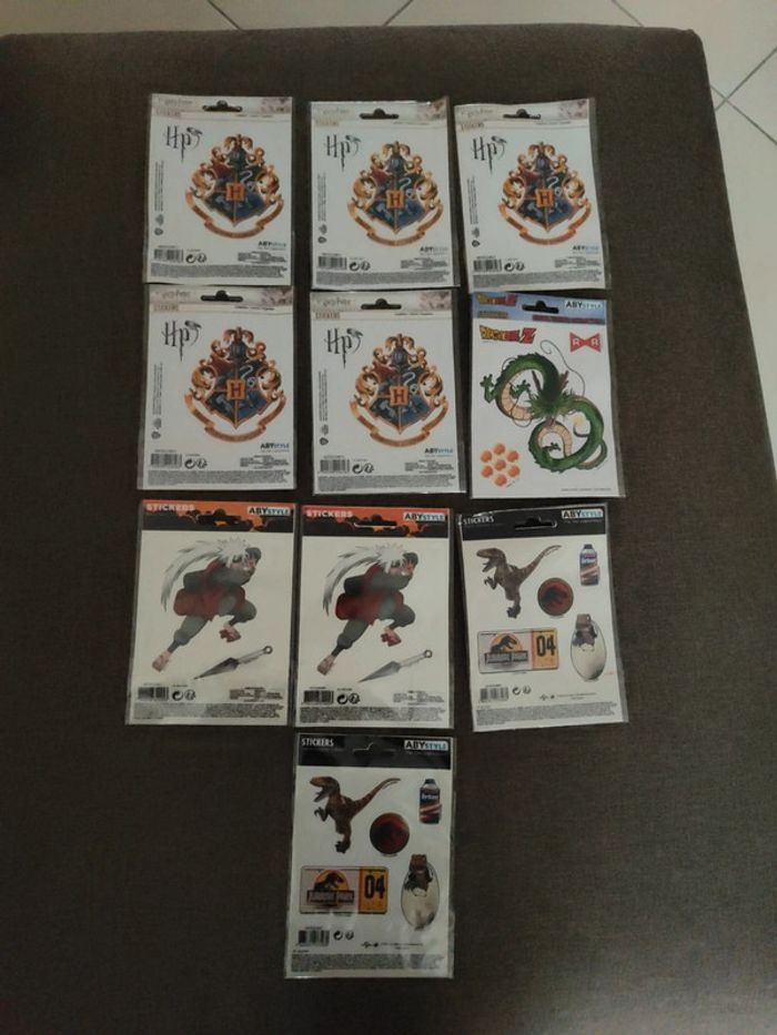 Lot 10 sachets de stickers - photo numéro 2