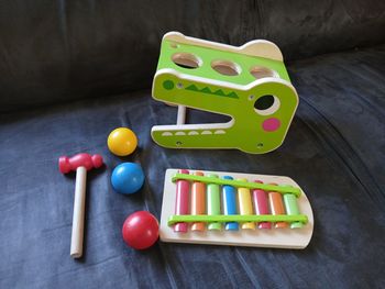 Jouet d éveil en bois crocodile playtive