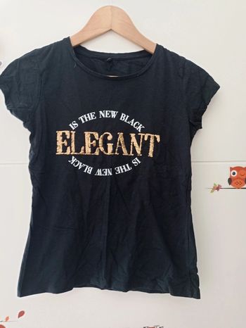 T-shirt noir femme taille M