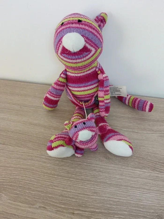 Doudou peluche multicolore Orchestra - photo numéro 2
