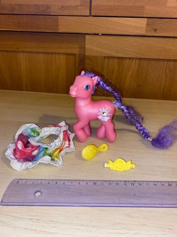 Mon petit poney Little pony hasbro silver lining 2003 super long hair