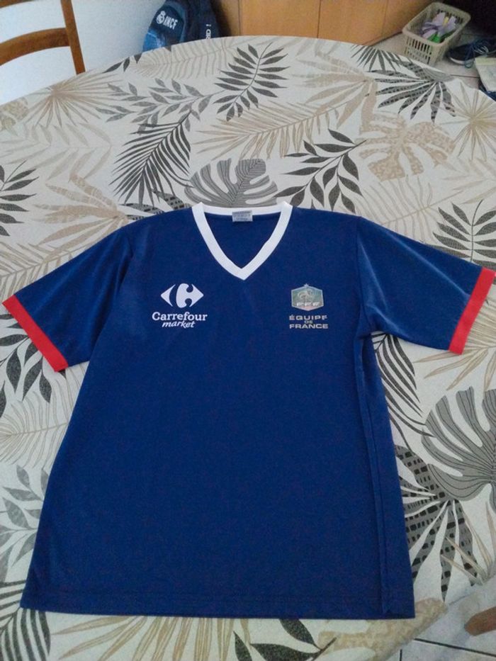 Maillot Équipe de France Carrefour 12/14 ans