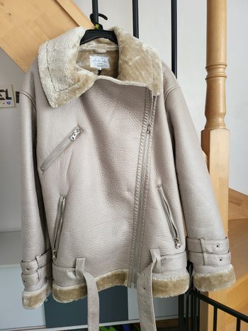 Veste style motard femme