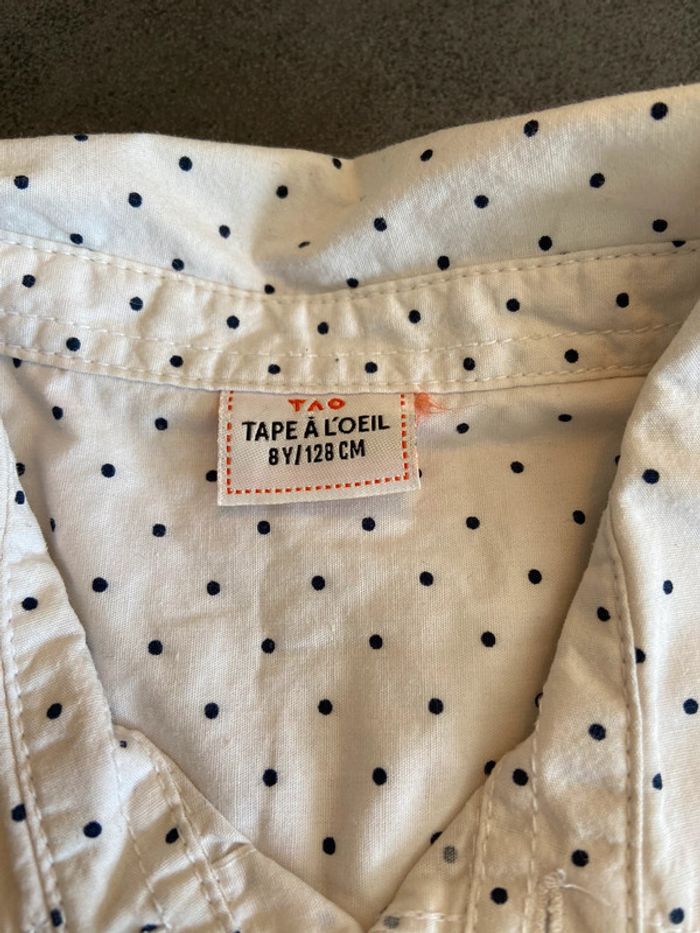 Chemise blanche garçon 8 ans - photo numéro 2