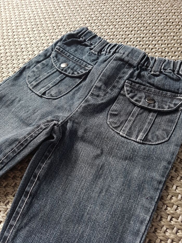 Lot de 3 jeans fille - 6 mois - photo numéro 2