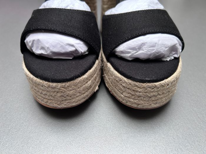 Sandales noires compensées à talons Bershka - Pointure 40 - photo numéro 7