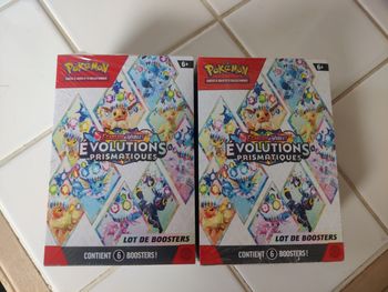 2 bundles Pokémon 8.5 évolutions prismatiques