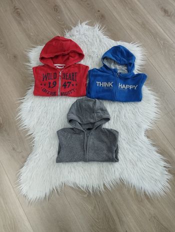 Lot sweat à capuche 2 ans