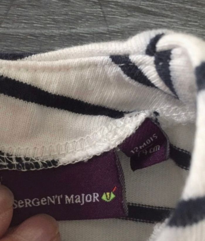 Robe sergent major 12 mois tbe taille petit - photo numéro 2