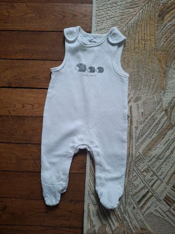 Combinaison confort blanche 3 mois mixte vertbaudet