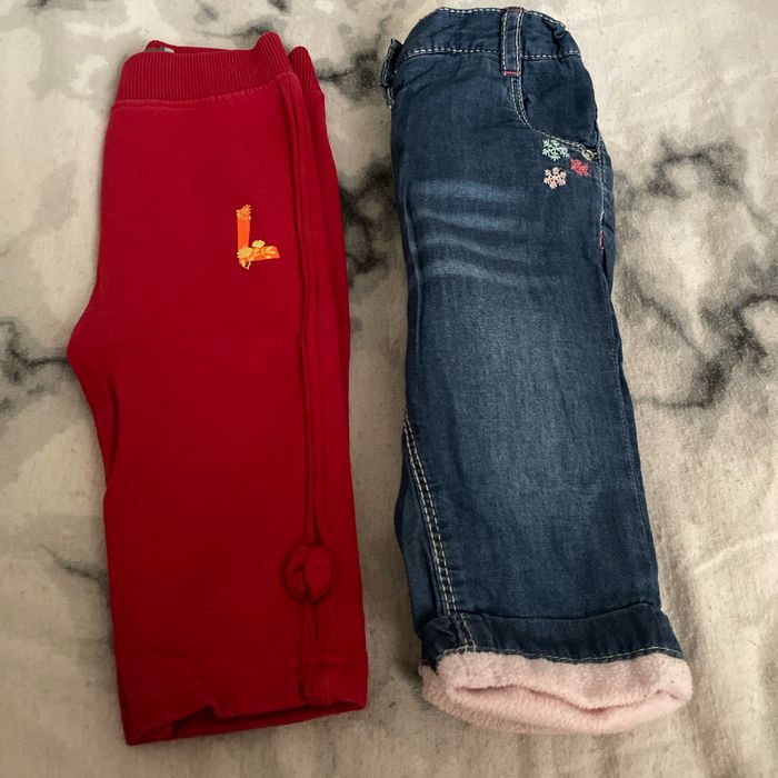 Lot pantalon fille
