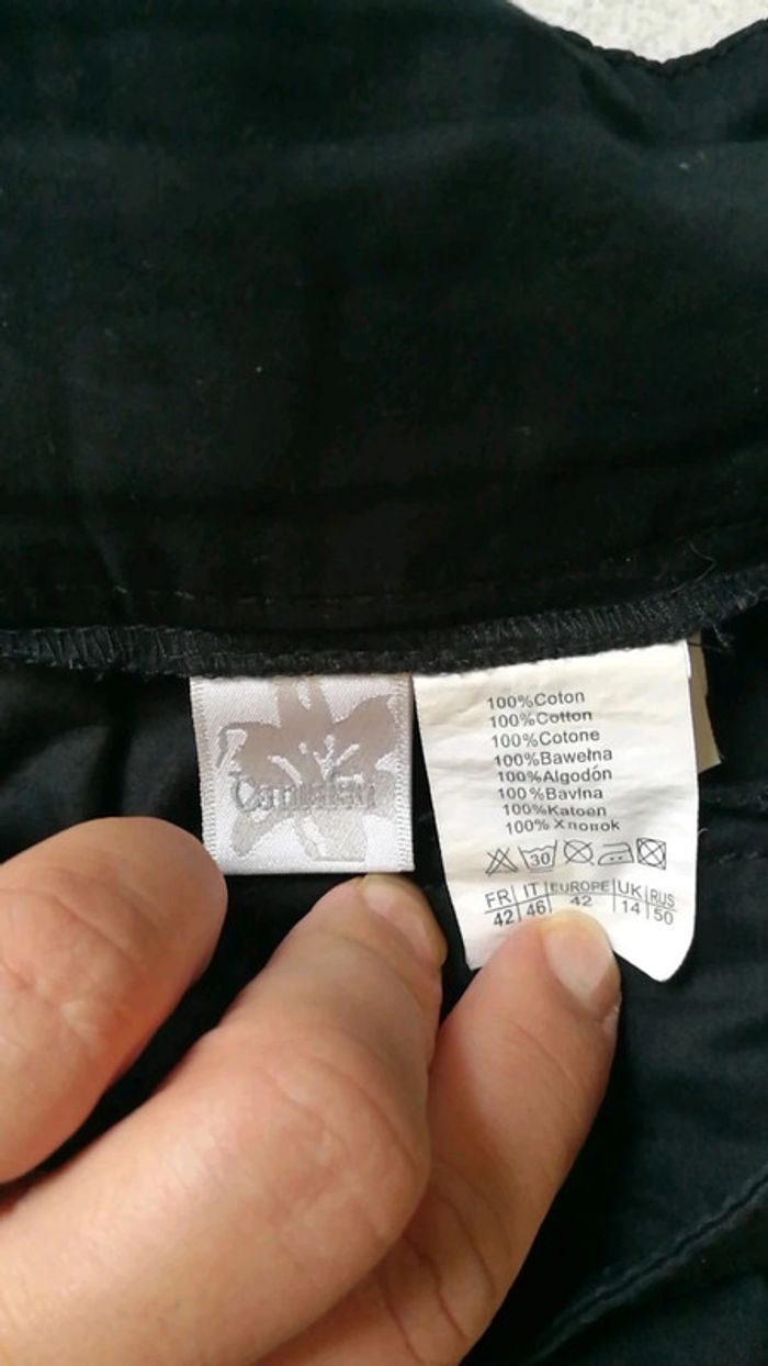 Jupe noire Camaïeu taille 42 parfait état - photo numéro 5