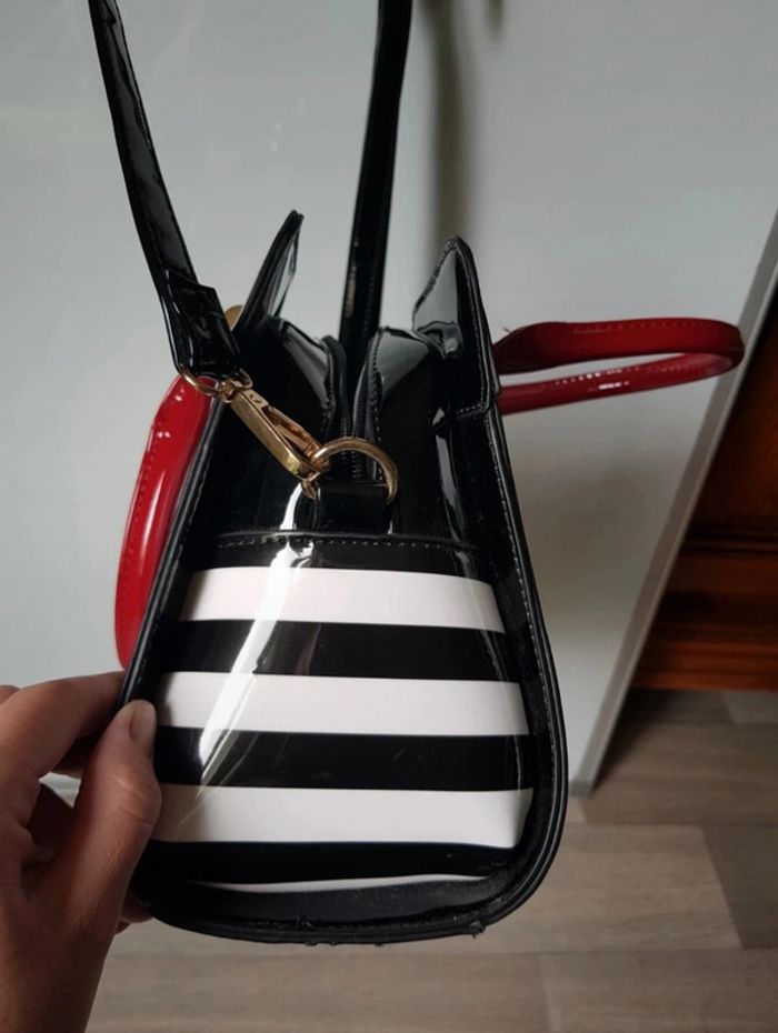 Sac et porte feuille à rayures - photo numéro 7
