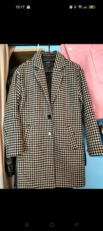 Beau manteau pied de poule Kiabi XS 