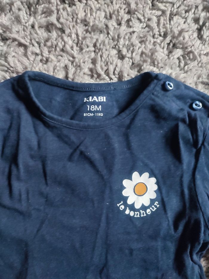 T-shirt manches longues 18 kiabi - photo numéro 2