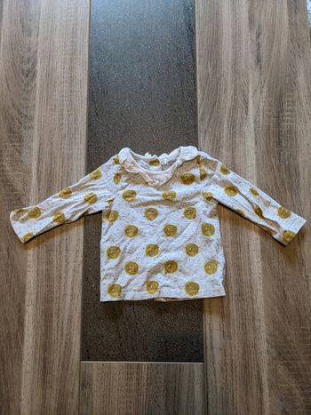 Chemise manches longues taille 6 mois