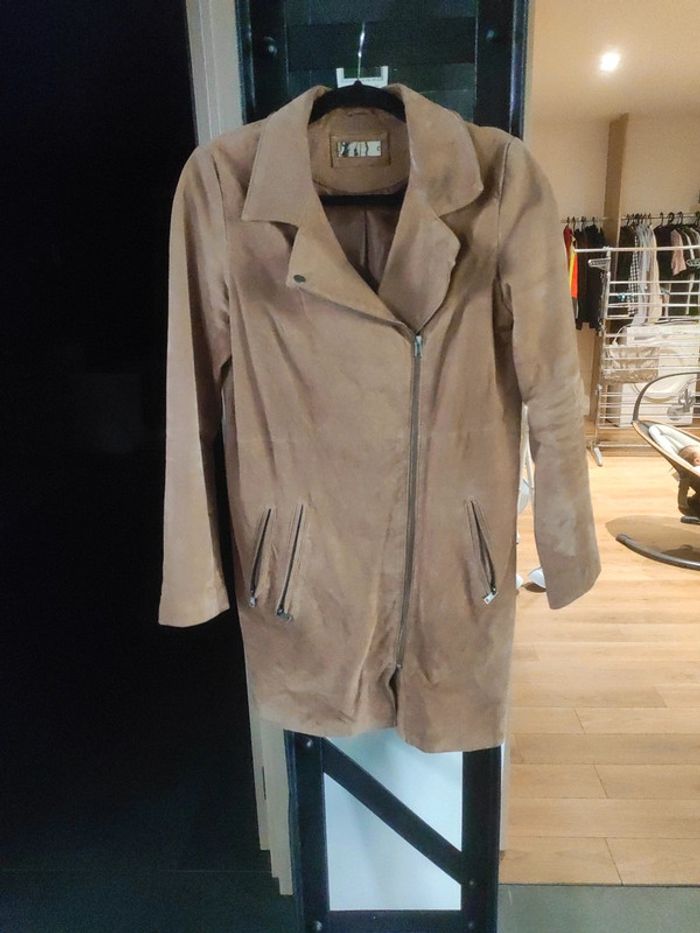 Manteau cuir grain de malice taille 40 - photo numéro 2