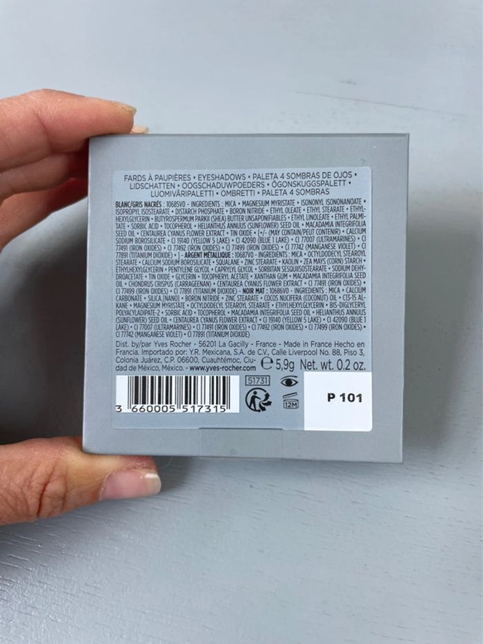 Quatuor fards à paupières Yves Rocher neuf - photo numéro 3