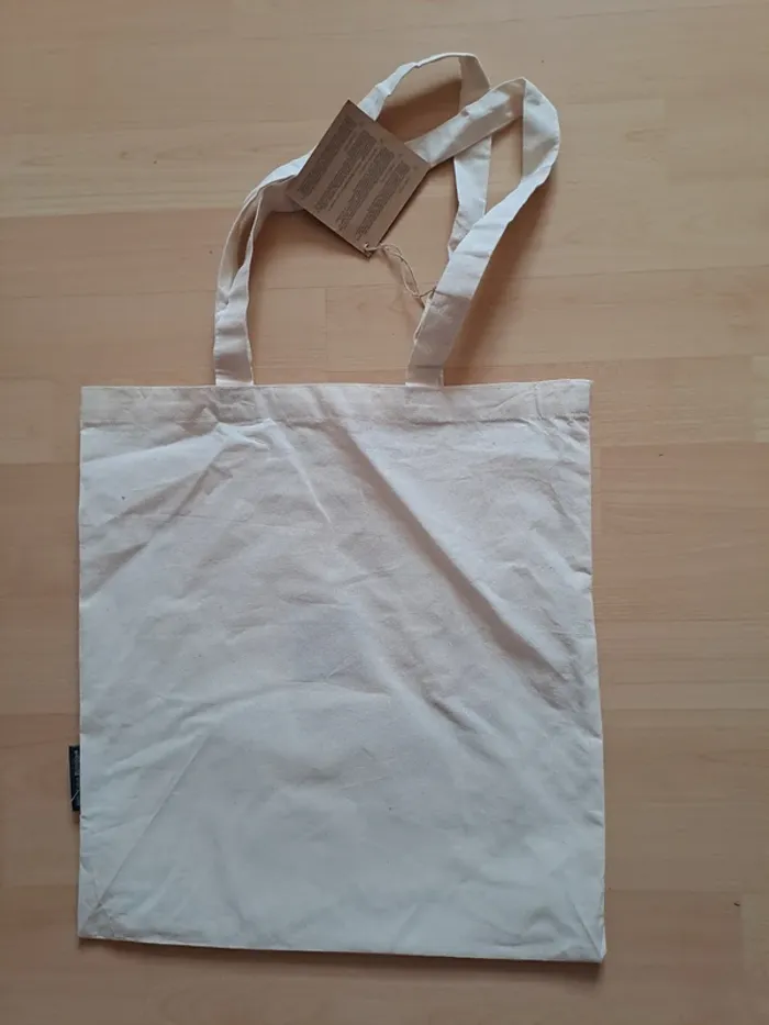 Sac Tote Bag Coton Bio Citizen Green Neuf - 40x40 cm - Caisse d'Épargne - photo numéro 3