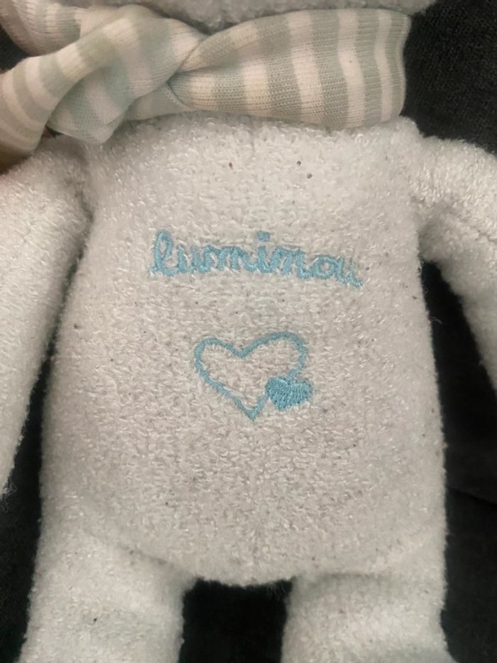 Peluche doudou ourson Luminou - photo numéro 3