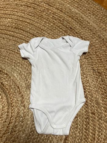 Bodies blanc manches courtes