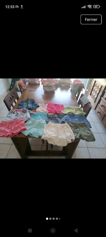Lot de 12 shorts 3 ans filles