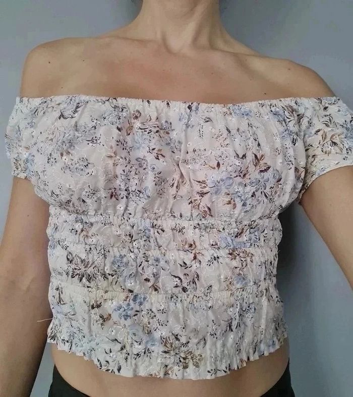 Crop top épaules dégagées - photo numéro 3