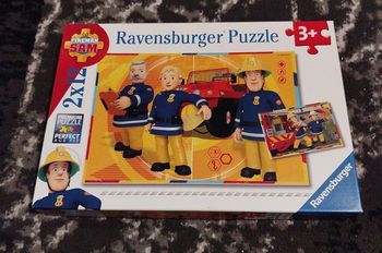 Boite de 2 Puzzle sam le pompier 2x12
