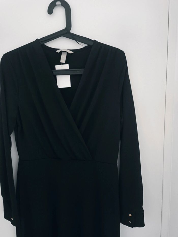 Robe noire de soirée chic habillée Taille S H&M Neuf avec étiquette - photo numéro 3