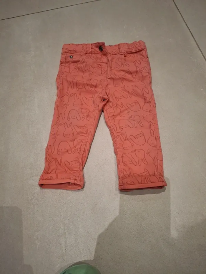 Lot de 6 pantalons fille 12 mois - photo numéro 12